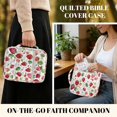 thumbnail image 4 of ZUXONGSY Strawberry Print Bible Cover Case for Women Quilted Bible Protector Lightweight ChuZU Bag with Pen Holder Christian Gift for Religious, 4 of 7