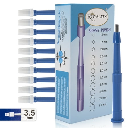 

STERILE DISPOSABLE BIOPSY PUNCHES BOX OF 10 3.5MM