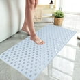 thumbnail image 6 of Under $5! InsCrazy Bathroom Rugs Absorbent Rectangular Bathroom Mat Antis Slip Mat Household Shower Room Shower Antis Fall Suction Cup Floor Mat Bathroom Massage Foot Mat 14" x 27", 6 of 7