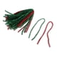 thumbnail image 3 of Espuma de poliestireno 20cm Zulema para árbol de Navidad y 40 piezas de tallos de oropel rojo verde, 3 of 8