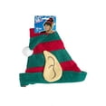 thumbnail image 2 of Cesar Elf Hat - Green with Red Stripes, 2 of 2