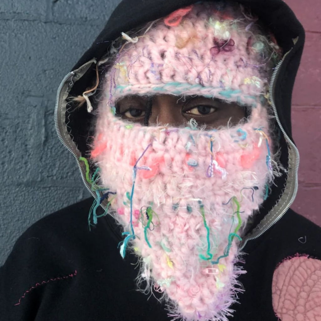 lanema Knit Beanie Winter Knitted Full Face Cover Ski Warm Balaclava for Adults