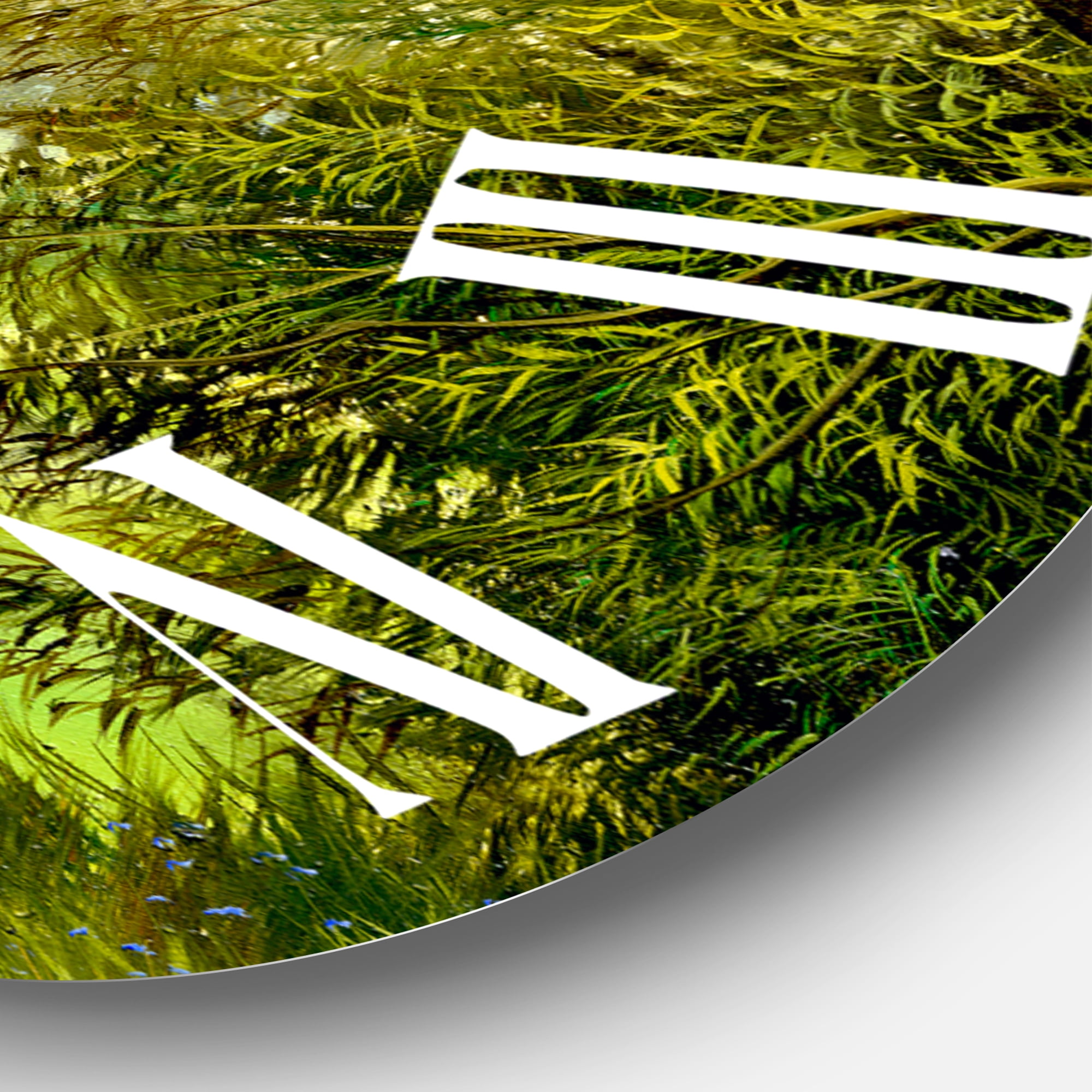 Designart 1 in Quartz Country Wall Clock