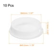 thumbnail image 2 of 10Pack 40mm/1.57" Plastic Hole Plugs Panel Flush Type Knockout Locking Plugs, White, 2 of 6