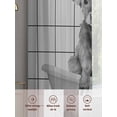 thumbnail image 6 of Grey Yak Sheer Curtains 54 Inch Length 2 Panels Set - Light Filtering Window Treatments, Bathtub Country Gray Vintage Art Rod Pocket Semi Curtains for Living Room/Bedroom/Kitchen Décor, 104"W x 54"L, 6 of 7