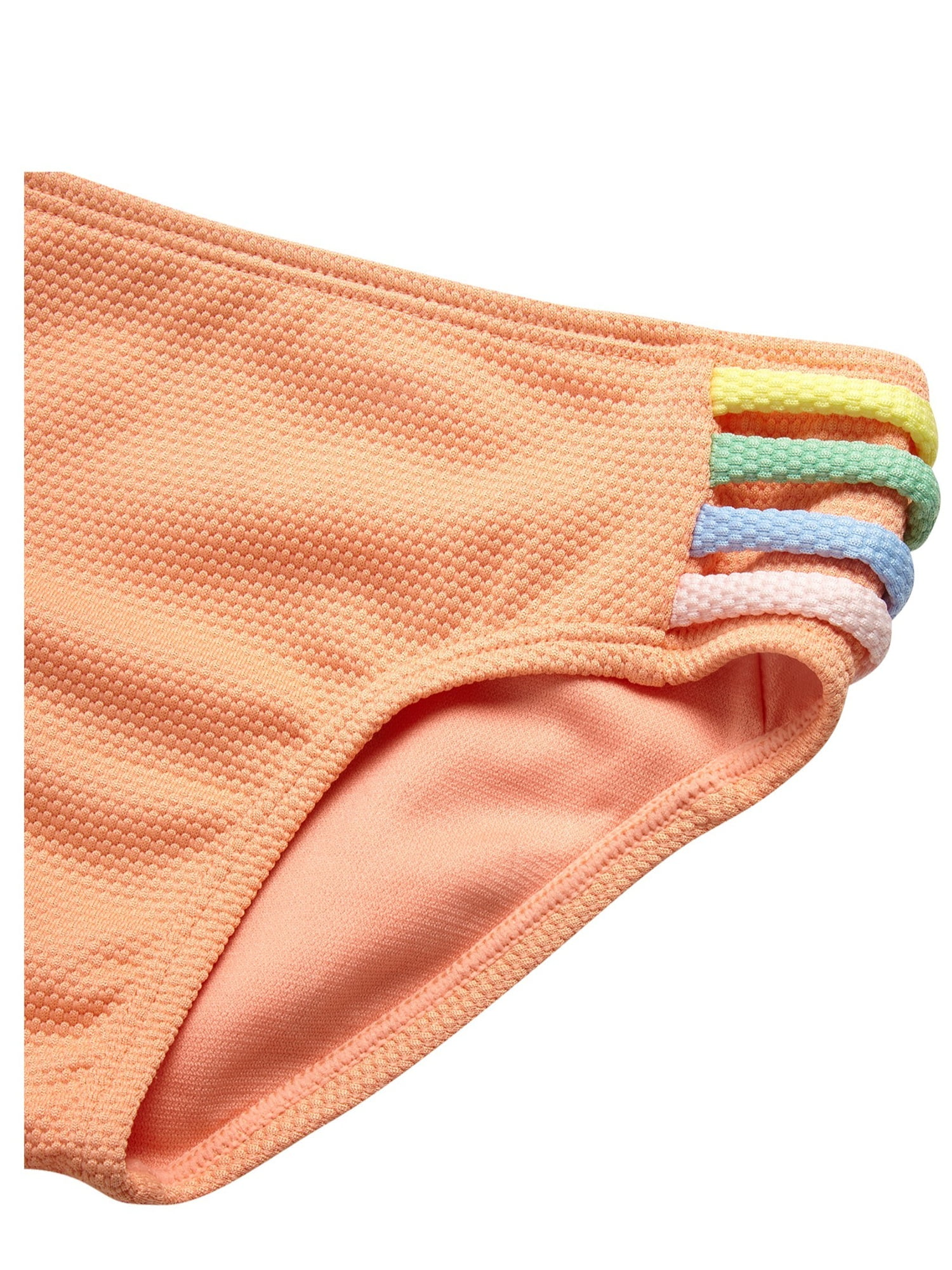 Jessica Simpson Girls' Three-piece Bikini Swimsuit Set with Rashguard, Sizes 4-16