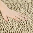 thumbnail image 4 of Softlife Luxury Soft Bathroom Non-Slip Rug Shaggy Bath Mat,24"x36",Camel, 4 of 7