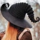 thumbnail image 3 of Sombrero de para mujer de Halloween, , accesorio moderno para disfraz, , vestido elegante negro para adulto sombrero Zulema Sombreros de bruja, 3 of 7