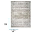 thumbnail image 6 of Livabliss x Vivir Lorelai Vintage Washable Area Rug, 8'10" x 12', Ivory/Brown, (9' x 12'), 6 of 6