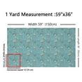 thumbnail image 3 of jejeloiu Coral Shell Seahors Fabric by the Yard 2 Yards,Ocean Theme Room Decor Fabric by the Yard,Cartoon Animal Fabric for Sewing For Girls,Ultra Soft Home Decor, 3 of 6