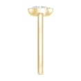 thumbnail image 3 of Lab Created Diamond Solitaire Ring - 1 Carat - Oval Engagement Ring - EF-VS Grade, 18K Yellow Gold, US 8.00, 3 of 8
