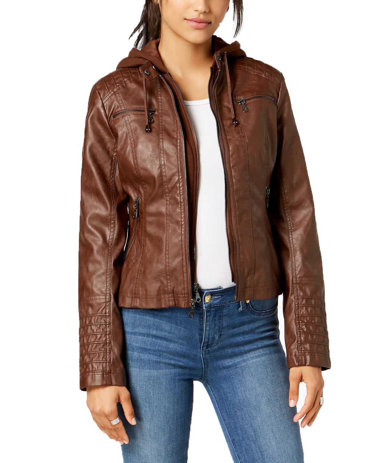 maralyn & me quilted hooded jacket