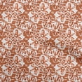 thumbnail image 1 of oneOone Silk Tabby Rust Brown Fabric Abstract Craft Projects Decor Fabric Printed By The Yard 42 Inch Wide, 1 of 5