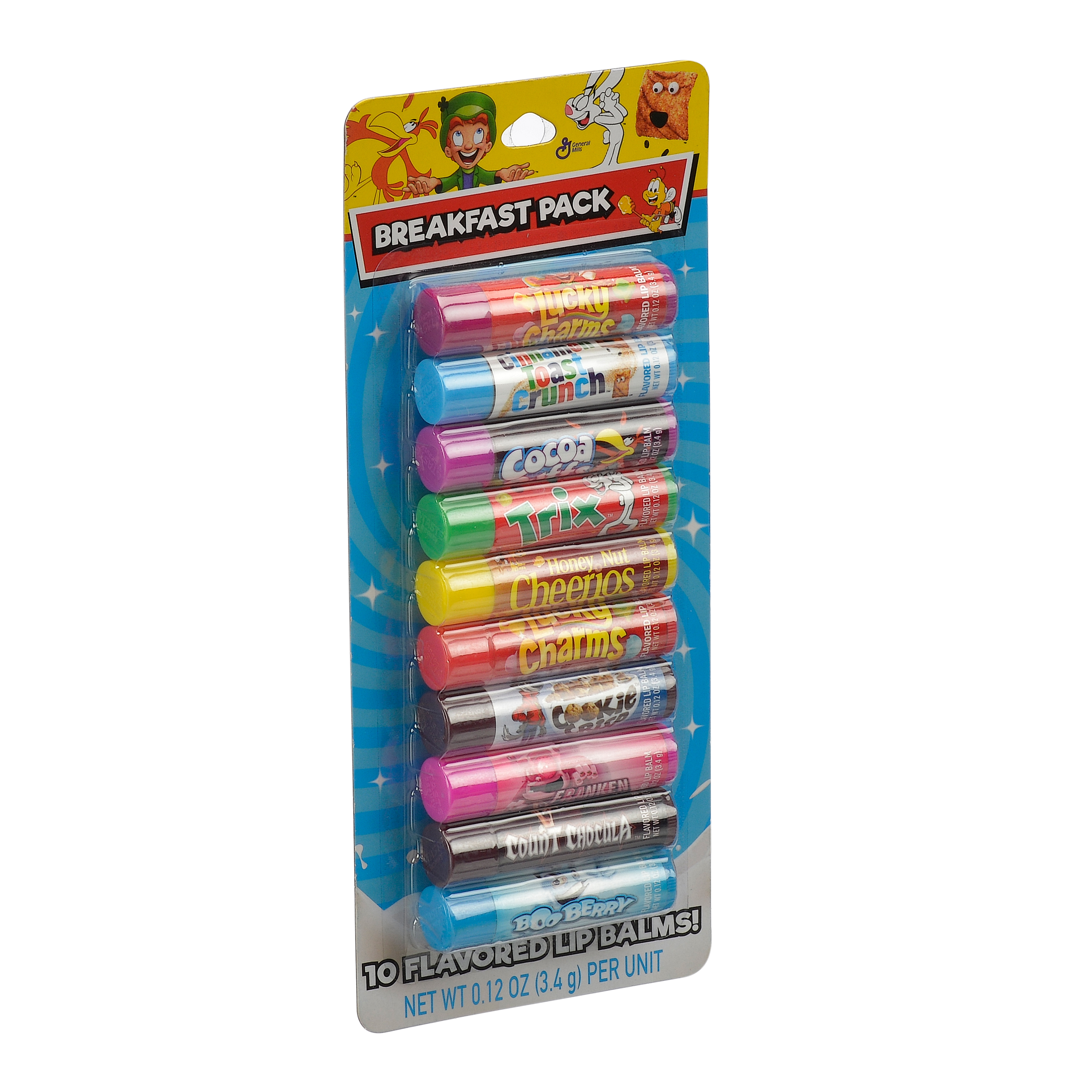 General Mills Breakfast Pack Cereal Flavored Lip Balm, 10 Pieces ($9.99 Value) - image 4 of 4