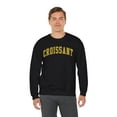 thumbnail image 6 of Croissant Sweatshirt Gifts Crew Neck Shirt Long Sleeve Unisex, 6 of 7