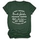 thumbnail image 1 of Gibobby Playera de Manga Corta con Cuello Redondo Casual Tops Camiseta corta Impresión Blusa suelta O-cuello Mangas Mujer Blusa de mujer(Verde,XL), 1 of 5