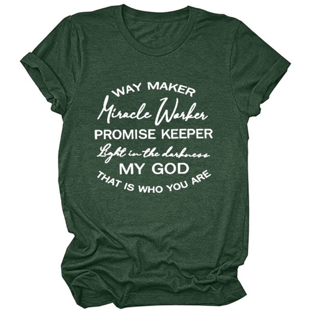 Gibobby Playera de Manga Corta con Cuello Redondo Casual Tops Camiseta corta Impresión Blusa suelta O-cuello Mangas Mujer Blusa de mujer(Verde,XL)