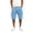 Sky Blue@GC@, variant on CONZONE Men's Baggy Cargo Shorts Wide Leg Shorts for Men Trendy Elastic Waist Solid Soft Casual Joggers Shorts With Pockets