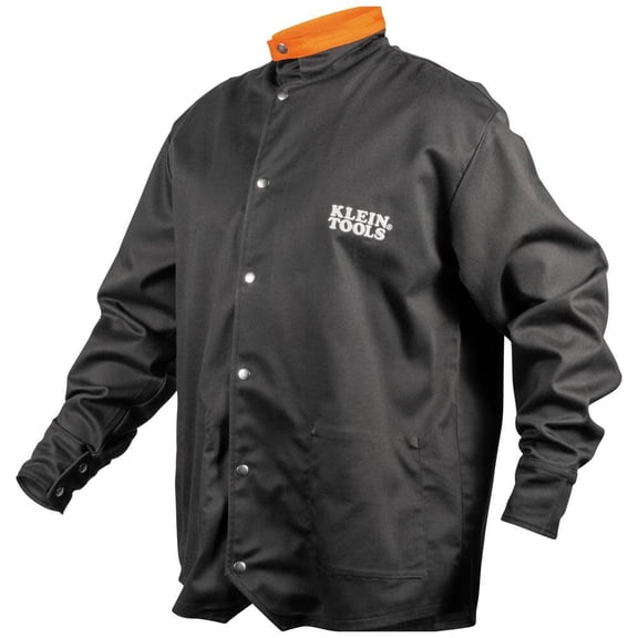 Klein Tools Flame-Resistant Welding Jacket, Black, Large
