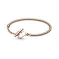 thumbnail image 1 of Pulsera Pandora Moments Cadena De Serpiente Con Un Corazón 589285C00 | Talle 16 | Colección Pandora Moments | Joyería De Lujo Para Mujer | Ideal Para Regalo Elegante | Compatible Con Charms Pandora, 1 of 1