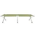 thumbnail image 2 of UBesGoo Folding Chaise Lounge Outdoor Portable Folding Camping Bed Cot Green, 2 of 7