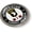 Semi-Flexible Aluminum Bezel, variant on BestLicensePlateFrames Afghanistan Combat Veteran U.S. Army 3D Domed Car Emblem Badge Sticker, Flexible Design