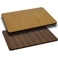 thumbnail image 1 of Flash Furniture Plateau de Table Rectangulaire 30 Pouces avec Plateau Stratifié Réversible Naturel/noyer, 1 of 2