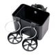 thumbnail image 3 of Caja de almacenamiento universal para bicicletas, organizador de manillar de tubo superior para triciclo 2 portavasos, 3 of 9