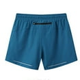 thumbnail image 4 of Men's Running Gym Shorts - Quick Dry, Pockets, Polyester, S-XXXL Sizes, 66-86cm Waist for Sports, 4 of 4
