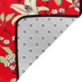 thumbnail image 4 of Area Rugs For Living Room Decor - Lilies Flowers Red Soft Anti Slip Throw Washable Rugs 5x7 For Bedroom, Indoor Carpet For Bedroom Living Room 80x58In, 4 of 7