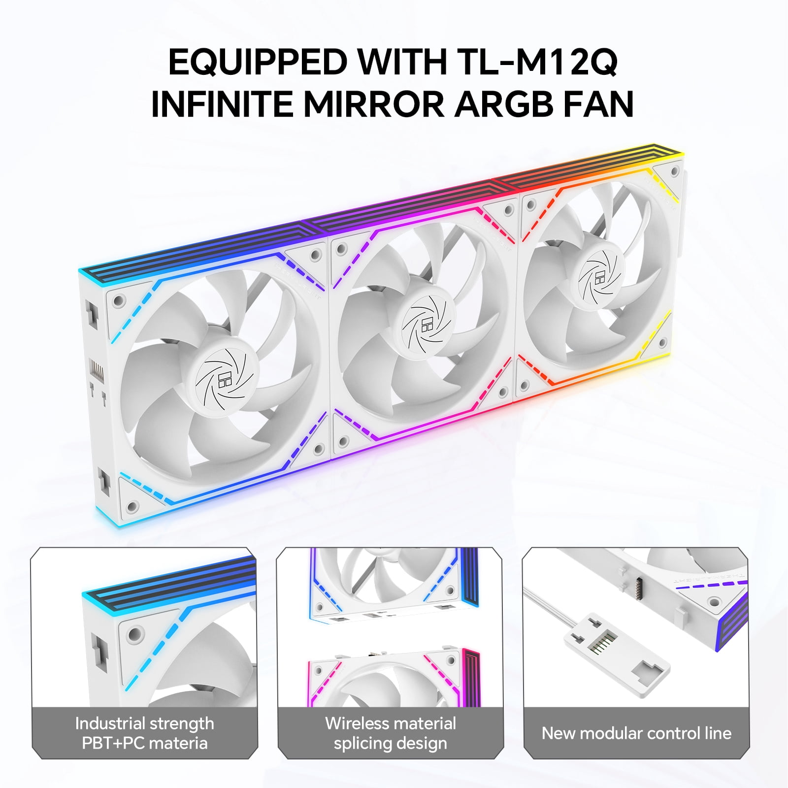Thermalright FW360 SE ARGB V2 White CPU Liquid Cooler- 2000RPM Daisy Chain Connection Fans, 2" LCD Display Screen, for AM4/AM5 & Intel 1700/1851