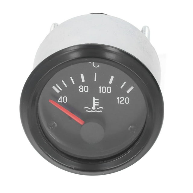 52mm Aluminum Alloy Water Temp Gauge with Transparent Cover, Engine LED Water Temp Meter, High Accuracy
