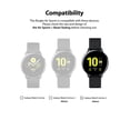 thumbnail image 4 of Ringke Air Sports + Bezel Styling Combo for Galaxy Watch Active 2 Case, Galaxy Watch Active 2 44mm Cover - 20-Black, 4 of 9