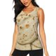 thumbnail image 1 of Balery Taco Tortillas Camiseta sin mangas estampada ligera para mujer, tops de entrenamiento sin mangas, camisetas de yoga transpirables de secado rápido.-Small, 1 of 7