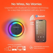 HyperGear Halo XL Wireless LED Speaker Black