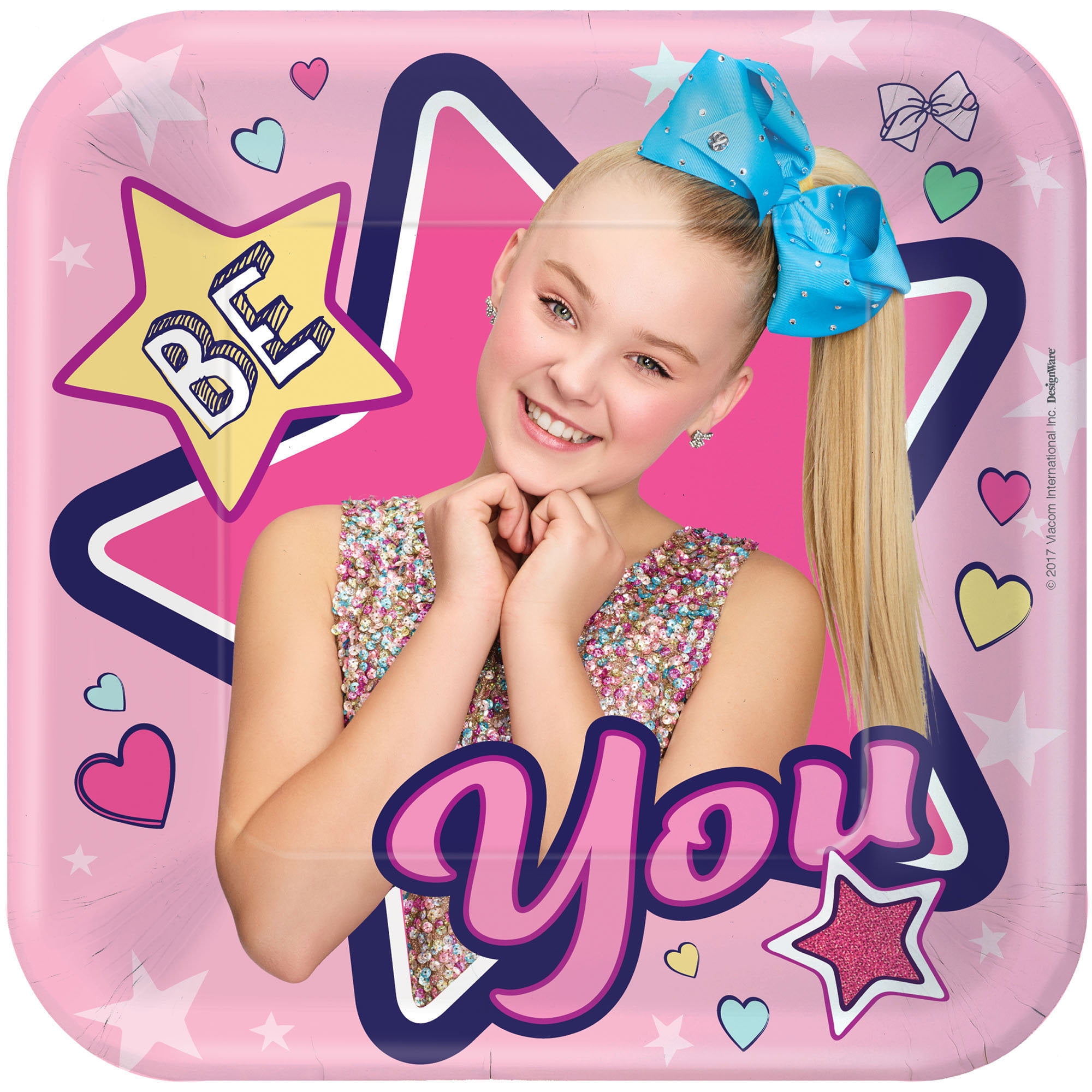JoJo Siwa 7" Dessert Plate (8 Count) - Walmart.com - Walmart.com