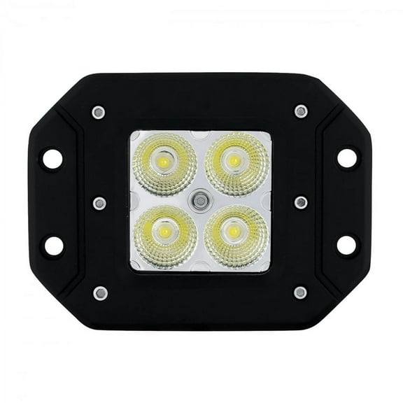 4 Hight Power Led "X2" Flood Light - Flush Mount