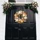 thumbnail image 1 of Corona de peonías artificiales resistente para puerta de entrada, regalos, fiestas, decoración interior, guirnalda de 18 pulgadas de diámetro, arreglo Champán, 1 of 8