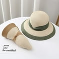 thumbnail image 4 of CoCopeaunts Wide-brimmed Sun Hats For Women Beach Straw Hat Summer UV Protection Foldable Sunscreen Hat Holiday Outdoor Travel Fishermen Cap, 4 of 6