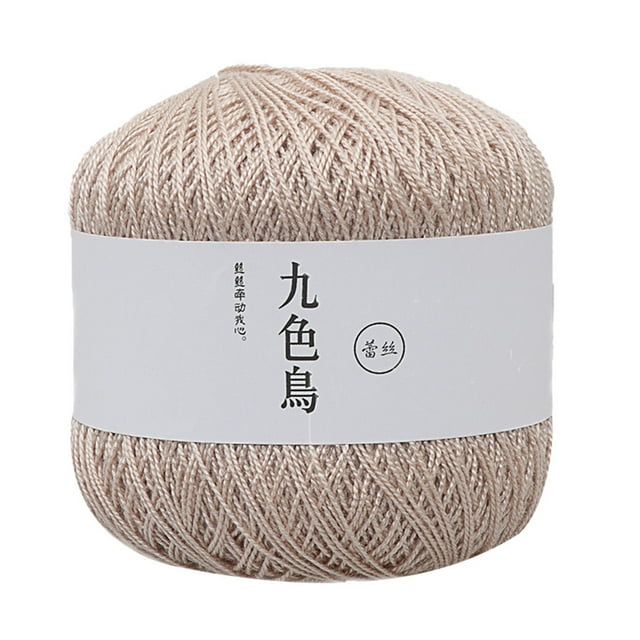 EGNMCR Fil de Dentelle Bricolage Tissé Coton Fil de Coton Fin Fil de Crochet Fil 8e Pelote de Fil