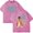 Pink, variant on Elliot James Reay Tour Merch Dirtyfit T-shirt Short-Sleeved Washed Denim Fashion Loose Summer Cotton Stylish Design Tee