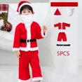 thumbnail image 1 of Kids Baby Girls Santa Clause Christmas Tree Costume Dress Set Green Elf Outfits Children Xmas Cosplay Carnival Festival Clothes, 1 of 4