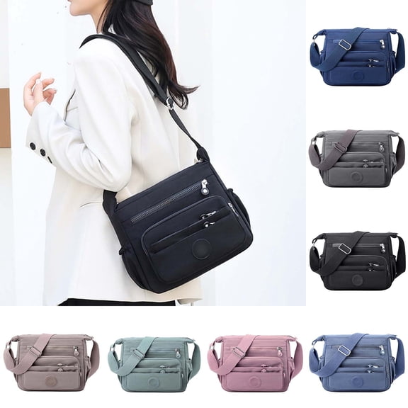 CAIXIA Crossbody Bags With Adjustable Straps Womens Spacious Multi-Compartment Casual Messenger Crossbody Bag, Organized Pockets Comfort Strap Daily Purse
