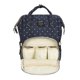 thumbnail image 1 of Mochila cambiador de bebé, bolsa de pañales, mochila multifuncional para mamá, telas de lona impermeables, sin formaldehído Adepaton LN-0545, 1 of 7