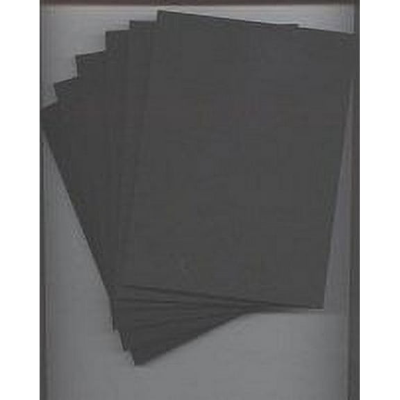 Pack of 20 5x7 3/16 Black Foam Core