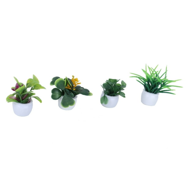 FAGINEY Mini Artificial Potted Plants Set,Mini Simulation Pot Plants