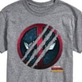 thumbnail image 3 of Marvel Deadpool & Wolverine - Scratch Logo - Men's Short Sleeve Graphic T-Shirt, 3 of 5