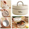 thumbnail image 3 of 1PC Lunch Box Storage Rack Storage Rack For Spice Organization Beige, 3 of 9