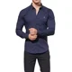 thumbnail image 1 of Camisa John Leopard Shirt Metal Emblem Manga Larga Slim Full, 1 of 8