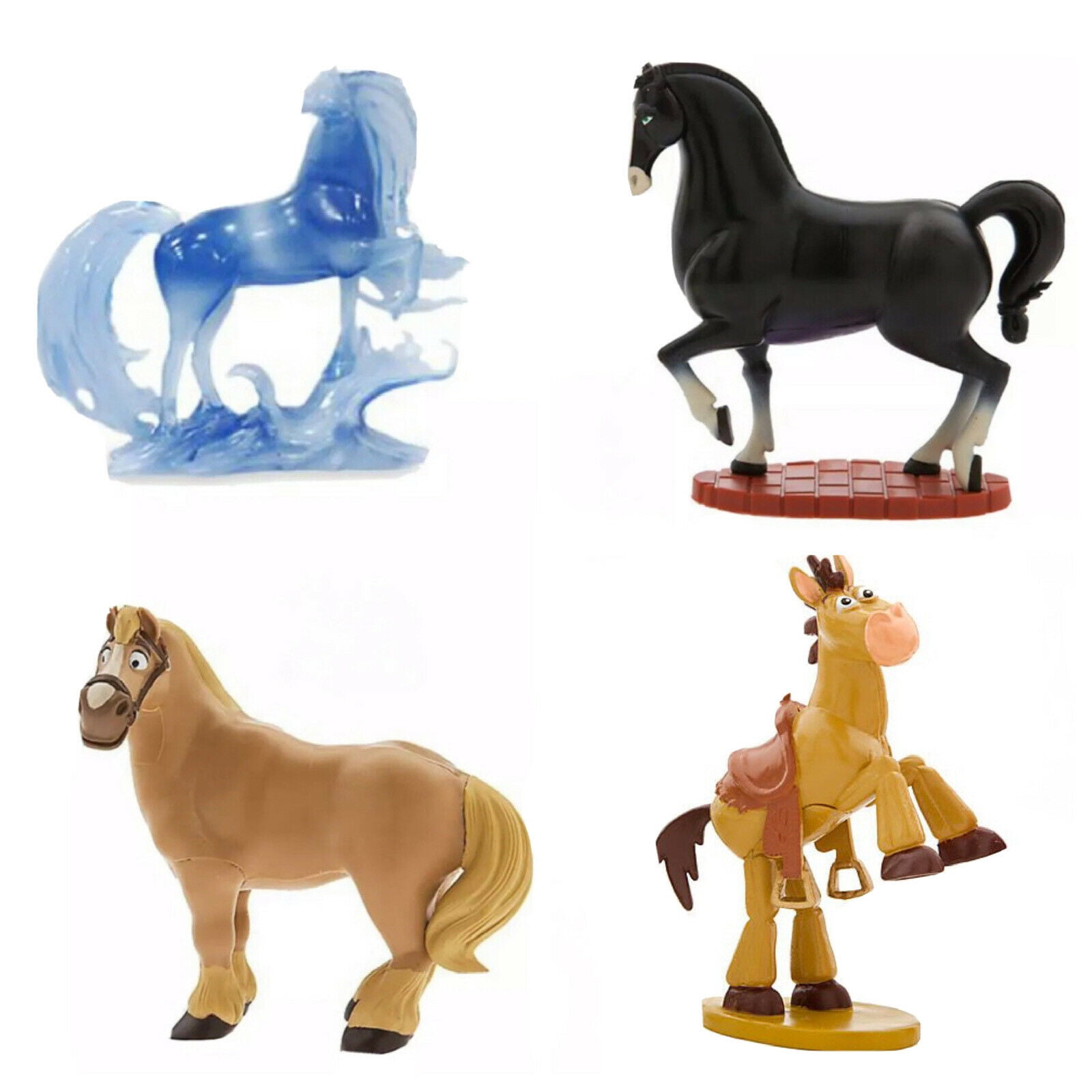 Horses Philippe Maximus Bullseye Nokk PVC Cake Topper Set 4 Figures New